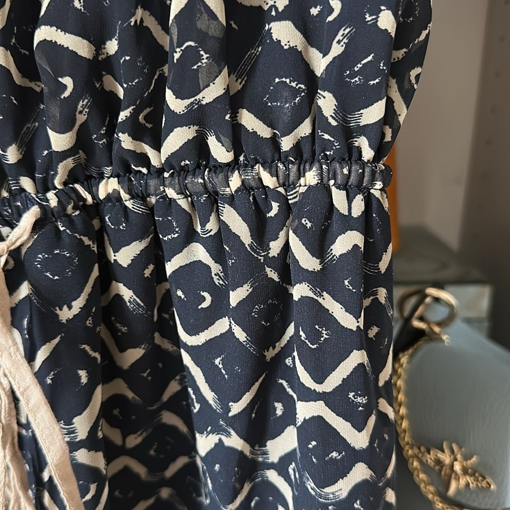 Drawstring patterned dress - Picture 4 of 11